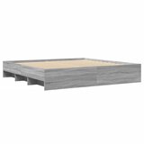  Okvir za krevet boja hrasta 200x200 cm od konstruiranog drva | Eponuda.ba