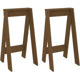  Stolci 2 kom boja meda 40x40x75 cm od masivne borovine | shoptok.hr