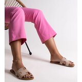 Gemre Beige Classic Juma Mules | Shoptok.si