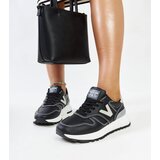Gemre Black sneakers with thicker sole Cettina | shoptok.hr