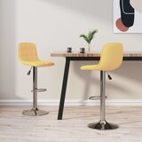  Barski stolci od tkanine 2 kom žuti | shoptok.hr