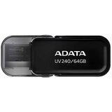 Adata AUV240-64G-RBK 64GB UV240 USB 2.0 Flash Drive Black usb memorija | ePonuda.com