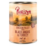 Purizon Probno pakiranje! suha hrana, mokra hrana i poslastice - 400 g Mokra hrana: black angus i puretina | shoptok.hr