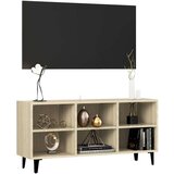 TV ormarić s metalnim nogama boja hrasta sonome 103 5x30x50 cm | shoptok.hr
