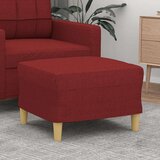 Tabure crvena boja vina 60 x 50 x 41 cm od tkanine  Tabure crvena boja vina 60 x 50 x 41 cm od tkanine Slike