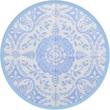 vidaXL Zunanja preproga baby modra Ø120 cm PP, (21207595) | Shoptok.si