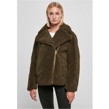 UC Ladies Ladies Sherpa Biker Jacket olive Cene