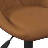  Uredska stolica smeđa baršunasta | shoptok.hr