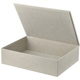 Blomus Bež škatle za shranjevanje v kompletu 2 ks s pokrovom/dekorativne iz imitacije usnja 40x30x11 cm Sahla – | Shoptok.si