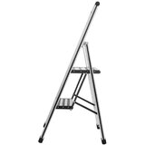Wenko preklopne ljestve design (2 stepenice, aluminij, srebrne boje) Cijene