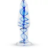 Gildo analni čep plavom spiralom