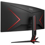 AOC Monitor AOC 34" CU34G2X/BK Gaming zakrivljeni Frameless Immersive UltraWide QHD 3440x1440,144Hz. 1ms. VA Panel,HA. DP. HDMI. 3godGAR. Black-red | Eponuda.ba