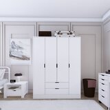 Hanah home Duru ormar 4 vrata 1600-017 mat bela | Eponuda.com