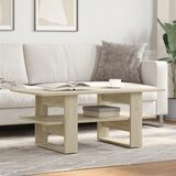 vidaXL Stolić za kavu boja hrasta 102x55x42 cm konstruirano drvo Cijene