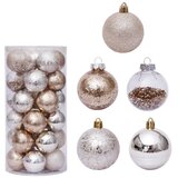  Božićne kuglice zlatno-srebrne kuglice 6 cm, 30/1 kom Cene