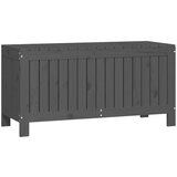  Vrtna kutija za pohranu siva 108x42,5x54 cm od masivne borovine | shoptok.hr