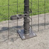  Ograjni Stebri Komplet 52 Siva Beton 3.2 x 3.2 x 70 cm | Shoptok.si