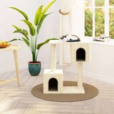 vidaXL penjalica za mačke sa stupovima za grebanje krem 60 cm | shoptok.hr