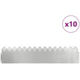  Rubnjaci za travnjak 10 pcs Srebrno 103 x 0,05 x 22 cm | Eponuda.ba