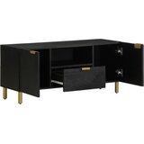 Furnova TV omarica črna 105x33x46 cm iz umetnega lesa, (21923744) | Shoptok.si