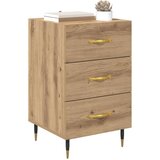  Nočna omarica Umetni hrast 40 x 40 x 66 cm Konstruiran les, (5000107227) | Shoptok.si