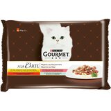 MULTI pakiranje - Gourmet A la Carte 4 x 85 g - Piščanec, postrv, govedina, morski losos | shoptok.hr