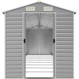 vidaXL Vrtno spremište svjetlosivo 191 x 810 x 198 cm pocinčani čelik | shoptok.hr