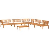  6-dijelni set vrtnih sofa od paleta od masivnog drva bagrema | shoptok.hr