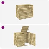 lopa za 2 smetnjaka, 240 L, 150x79x117 cm | Shoptok.si