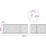  Gabion s žicom debljine 5 mm i mrežom 5x5 cm 350x20x50 cm - 20 cm 50 cm 350 cm | shoptok.hr