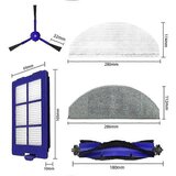INORCO 18-delni nadomestni komplet za hibridni robotski sesalnik Robovac X8 z glavno in stransko krtačo Hepa F, (22022471) | Shoptok.si