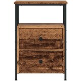 vidaXL Noćni ormarić staro drvo 34x35,5x50 cm od konstruiranog drva Cijene