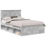  Okvir za krevet Beton 120 x 190 cm Čvrsto borovo drvo | shoptok.hr