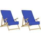  Ručnici za plažu 2 kom plavi 60 x 135 cm od tkanine 400 GSM | shoptok.hr