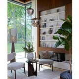 Light & Living Rjava stoječa svetilka s tekstilnim senčilom (višina 180 cm) Micky – | Shoptok.si