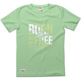 The Indian Face Majice s kratkimi rokavi Born to be Free Zelena | Shoptok.si
