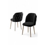 Hanah home set stolica (6 komada) axle black chrome | ePonuda.com