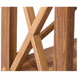 Unique Furniture Regal od punog hrasta u prirodnoj boji 70x161 cm X-Shelf – | shoptok.hr