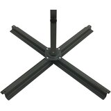  Vrtni senčnik z LED lučkami terakota 250 cm | Shoptok.si