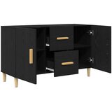  Komoda crni hrast 100x36x60 cm inženjerski drvo | shoptok.hr