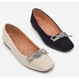 Resti Women's ballerinas with a bow and shine Ofenal | Shoptok.si