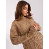 RUE PARIS Dress-LC-SK-8012-2.25P-Dark Beige | shoptok.hr