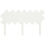  Uzglavlje za krevet Bijela 141x3x80,5 cm od masivne borovine | Eponuda.com