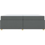  Krevetna konstrukcija Tamno siva 200 x 200 cm tkanina | shoptok.hr