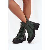 Zazoo Leather Insulated Women's Boots With Buckles And Decorative Detail | Shoptok.si