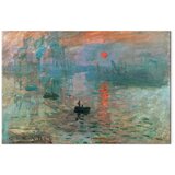  Slika - Claude Monet – Impression Sunrise 120x80 Na talijanskom platnu | shoptok.hr