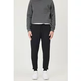 AC&Co / Altınyıldız Classics Men's Black Standard Fit Regular Fit Cotton Pocket Comfortable Jogger Sweatpants