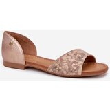 Maciejka Ladies Leather Sandals On Flat Heel | Shoptok.si