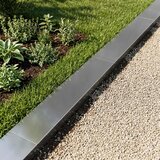 Profil za rubove vrta 10 kom. 100 x 20 x 5 cm Pocinčani čelik Slike