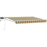 Ručna zlačivna tenda s LED diodama Zelena i žuta 2 5 x 2 m | shoptok.hr